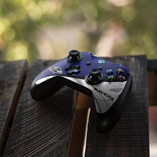 Skinit Decal Gaming Skin Compatible with Xbox One Elite Controller - Officially Licensed NFL Baltimore Ravens Design
