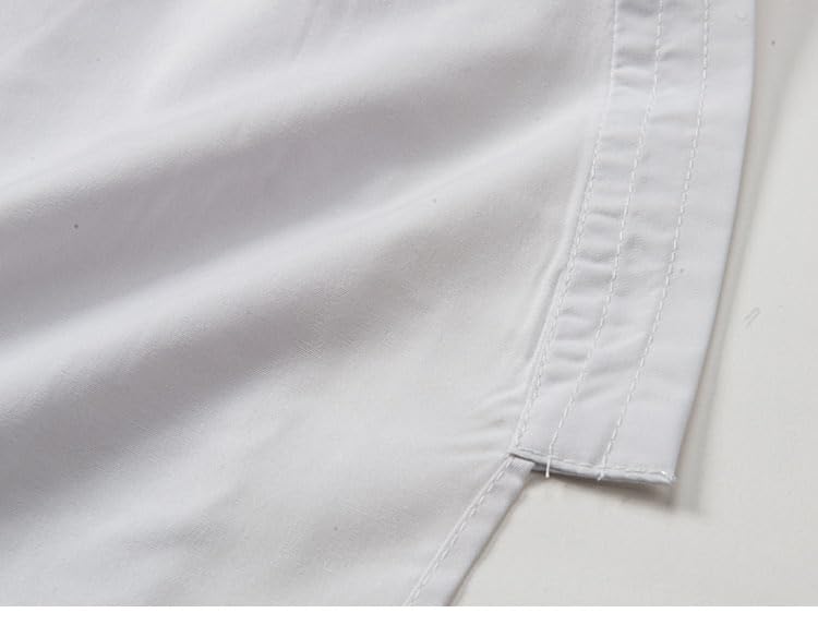 KG023 - IAIDO LARGE SLEEVE WHITE GI - Standard - white broad sleeves iaido gi - 70% polyester 30% cotton3
