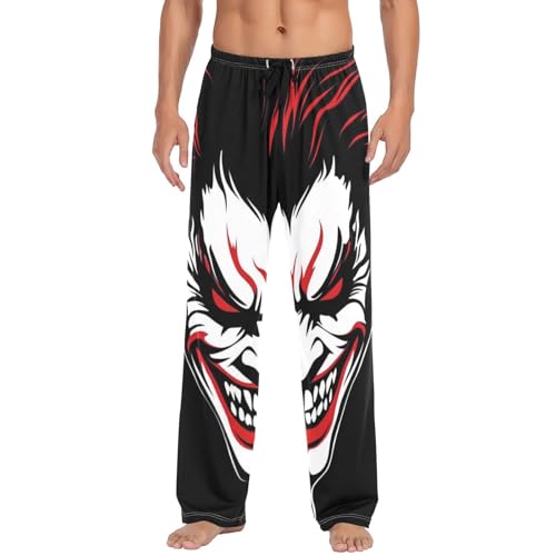 Cartoon Joker Pajama Pant Lounge Sleepwear PJs Men's Pajama Bottoms Lightweight Sleep Pants2