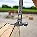Stiletto TIB15MC 15 oz. Titanium TiBone Hammer Milled Face with Curved Handle
