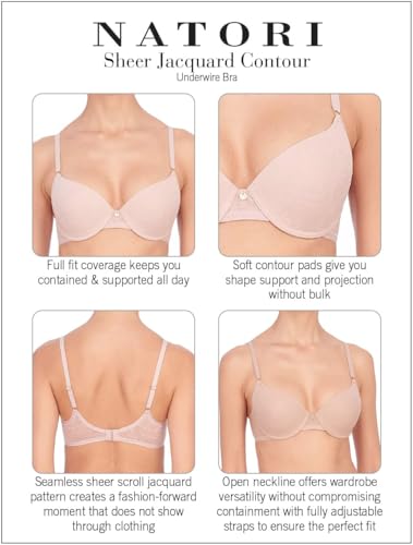 Image of Natori Women's Jacquard Contour Underwire Bra