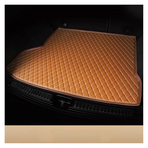 Tapis de coffre pour Volvo S60 2011-2017 : plateau de rangement sur mesure brun