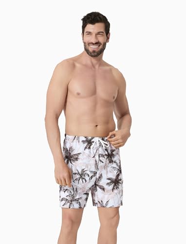 Image of PATPAT Family Matching Swimsuits Two Piece Hawaiian Tropical Beach Bikini and Swim Trunks Set Mommy and Me Bathing Suits