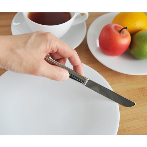 Amazon.co.jp: アレッシィ ナイフ シルバー 18.5cm Rundes Modell