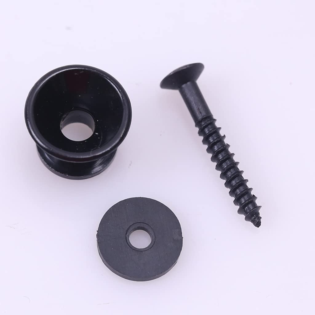 2 Cinghie Adattatore Per Testata Chitarra Acustica, Basso, Ukulele – Nero E Marrone