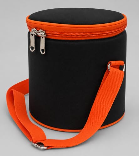 Image of Insulated Lunch Bag, Polyester, Water Resistant, Classic Style, for Office, School and Travelling, 1 Litre (Without Containers, Size-6.5 X 6 X 6)