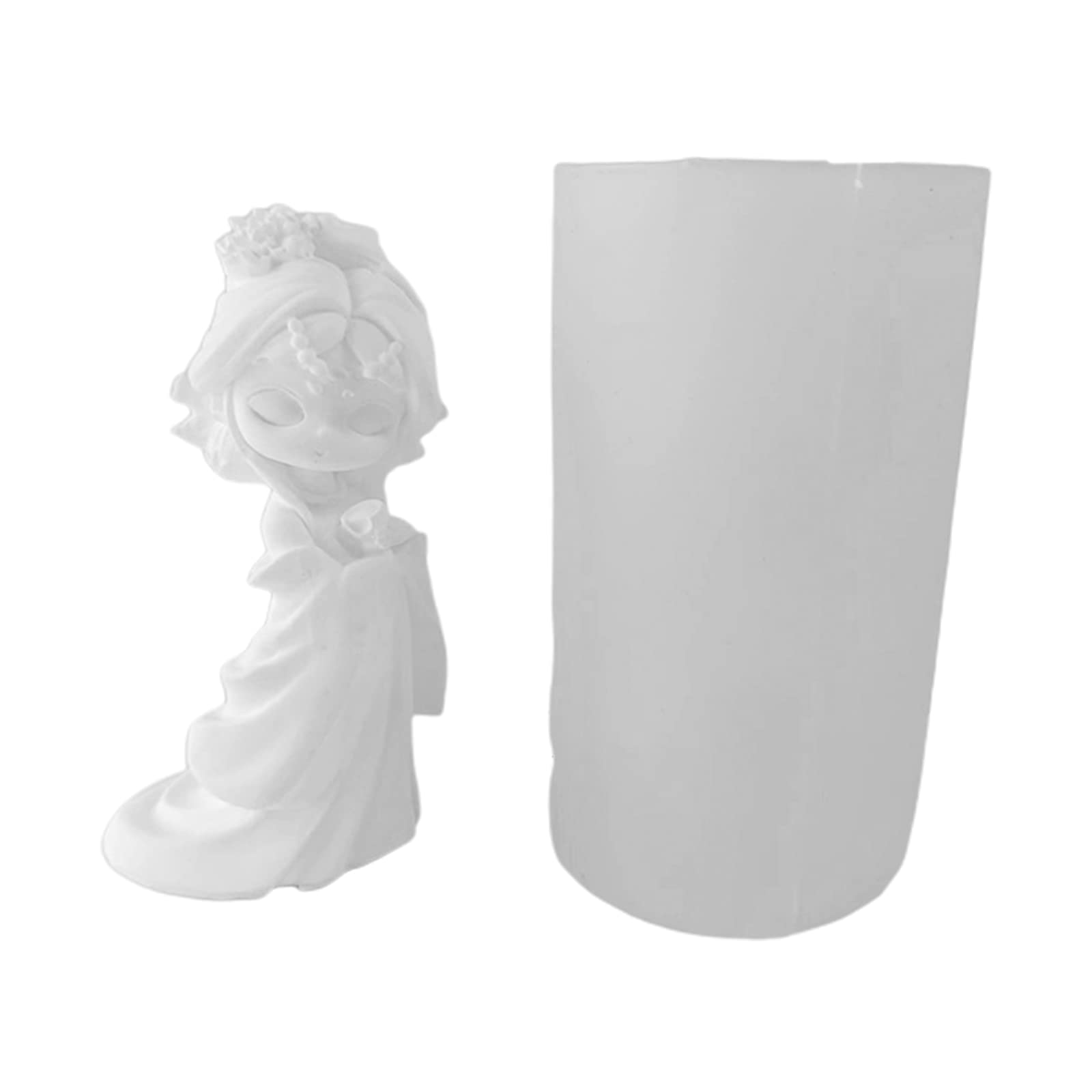 Moule en silicone peint pour filles pour créer des cadeaux en savonnerie