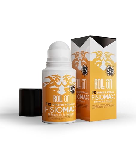 Fisiomax F12 Roll On Muscular Efecto Frío con Árnica y Mentol – Alivio Inmediato del Dolor Articular y Contracturas – Antiinflamatoria Natural 75ml