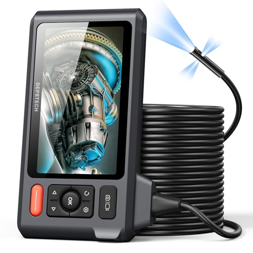 Triple Lens Endoscope Camera with Light with 50FT...