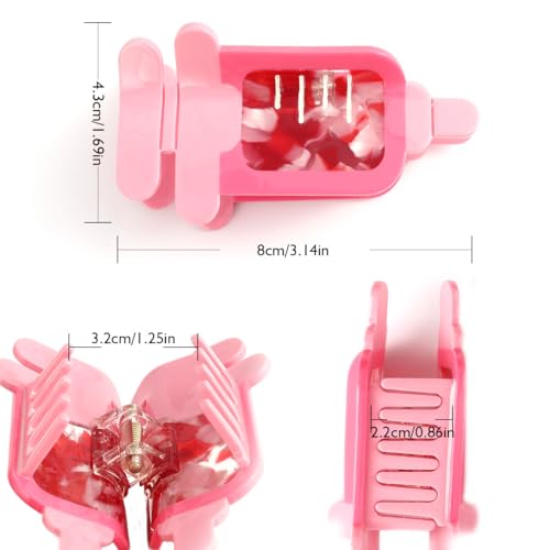 Syringe Hair Clip Small Claw Clip for Women,Acetate Hair Clip Personalized Hair Claw for Women Summer Gift