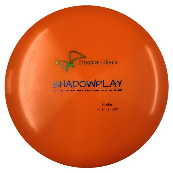 Shadowplay by Crosslap Discs | Premium Plastic Plastic | Easy to Throw Disc Golf Putter (Colors Vary)
