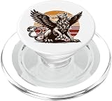 Retro Vintage Griffin Lovers, Legendary Griffin Cute Gifts PopSockets MagSafe PopGrip for iPhone