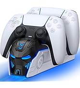 PS5 Controller Charger Station for PlayStation 5 Dualsense Controllers: Fast Dual Controller Stan...