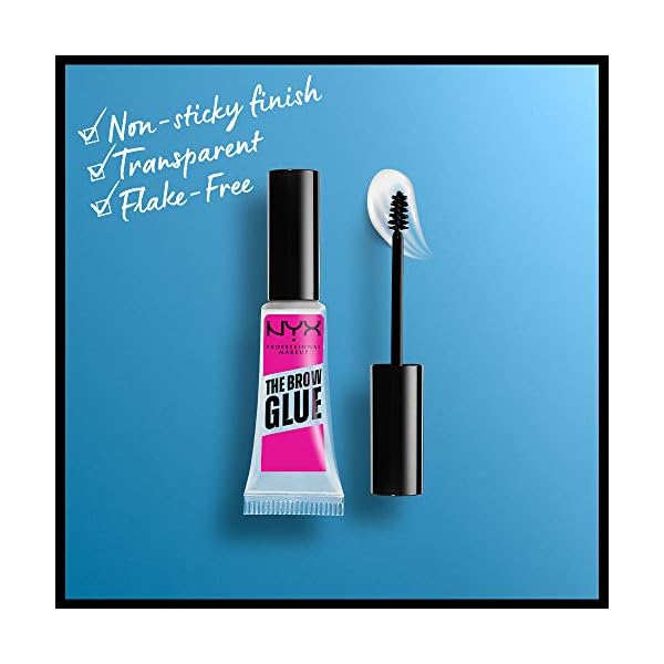 NYX PROFESSIONAL MAKEUP The Brow Glue, Extreme Hold Eyebrow Gel - Clear