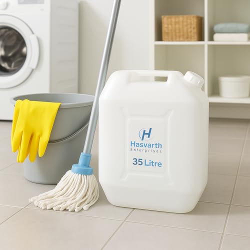 Image of Original Strong & Heavy 35 Litres Water /Petrol /Diesel white dispenser Can For all travels, generators, jeep, cars, lorry and other vehicles