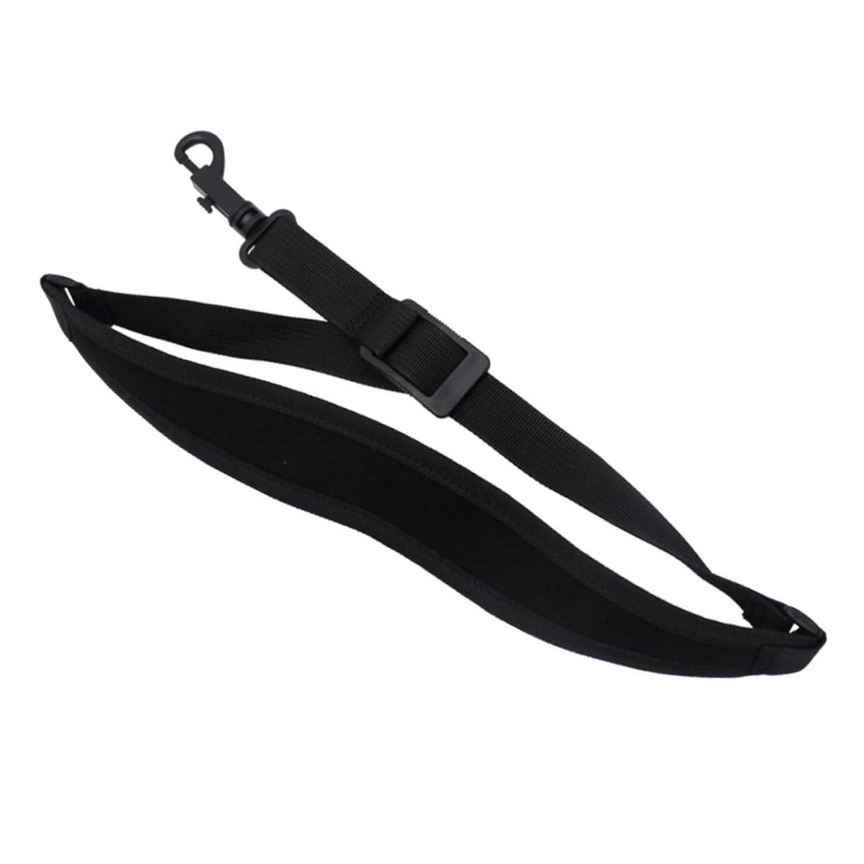 BESTonZON Saxophone Belt Sax Neck Strap for Alto Tenor Sax Comfortable Shoulder Support Sturdy Fade-resistant Black