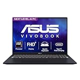 ASUS Vivobook 16 (2026), AMD Ryzen AI 7 445, AMD Radeon iGPU, 16GB RAM, 512GB SSD, FHD+, 16", (40 cm), Windows 11, M365 Basic(1 Year)* Office 2024, Quiet Blue, 1.88 kg, M1607GA-MB030WS, Co-Pilot+ PC