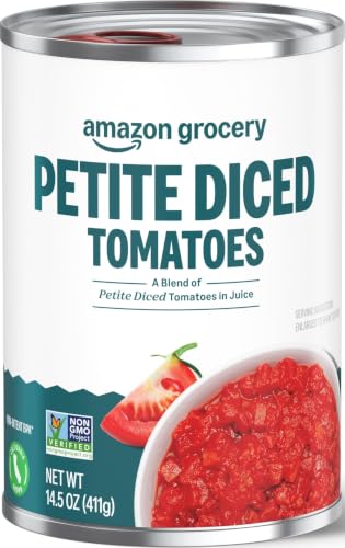 Amazon Grocery, Petite Diced Tomatoes...