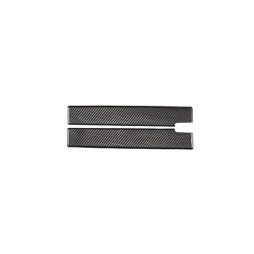 QBKGMEWCA Interior Rear Storage Cover Compatible for Porsche Panamera Carbon Fiber Decorative Sticker(【Black】)