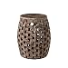 Patio Sense 62419 Maya Oval Garden Stool, Natural