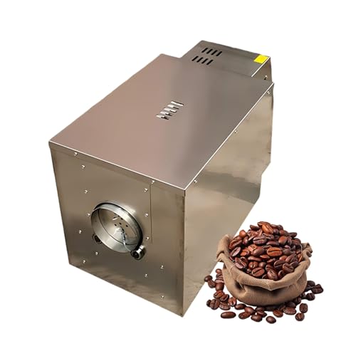Torréfacteur Café Inox, Torréfacteur Café Maison Avec Tambour Rotatif, Torréfacteur Automatique Café Pour Une Torréfaction Uniforme,Pour Torréfaction Café Maison(2.2KW)
