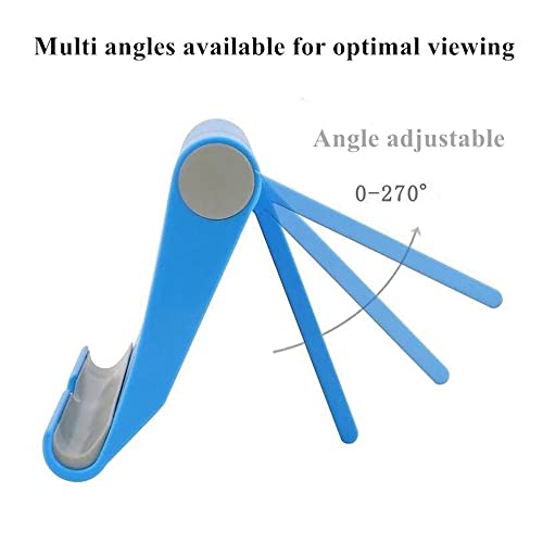 FadyDail Składany stojak na telefon komórkowy, 2 sztuki, regulowany uchwyt na telefon komórkowy, kompatybilny z iPhone 13/Mini/Pro/Max/12/11/SE/Xs Max, Samsung/Huawei/tabletami i innymi smartfonami (4-9,7 cala)