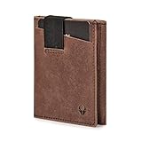CLEVER - Dank kleiner, flacher Herrengeldbörse verschwinden Scheine und Karten komplett in der Hosentasche und ausgebeulte Taschen gehören der Vergangenheit an! So geht Lederportemonnaie heute!