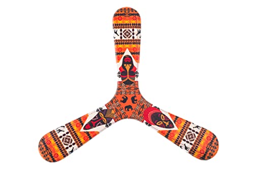Boomerang tripale droitier Africa en bois pour débutant