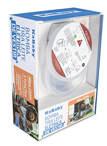 Bomba Tira Leite Elétrica de Vestir KaBaby Branco
