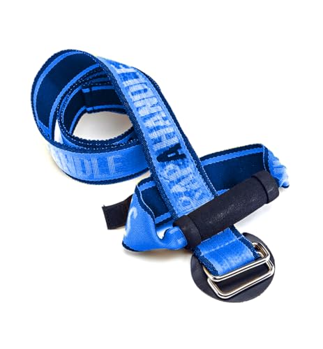 4’ Carry Strap with Handle | 2-Pack | Heavy Duty | Adjustable Belt | Easy, Safe, Secure, Lifting, Moving, Carrying Heavy Boxes | Best Luggage Strap (2pk Strap-A-Handle 4ft. Length, 75lb. Capacity)