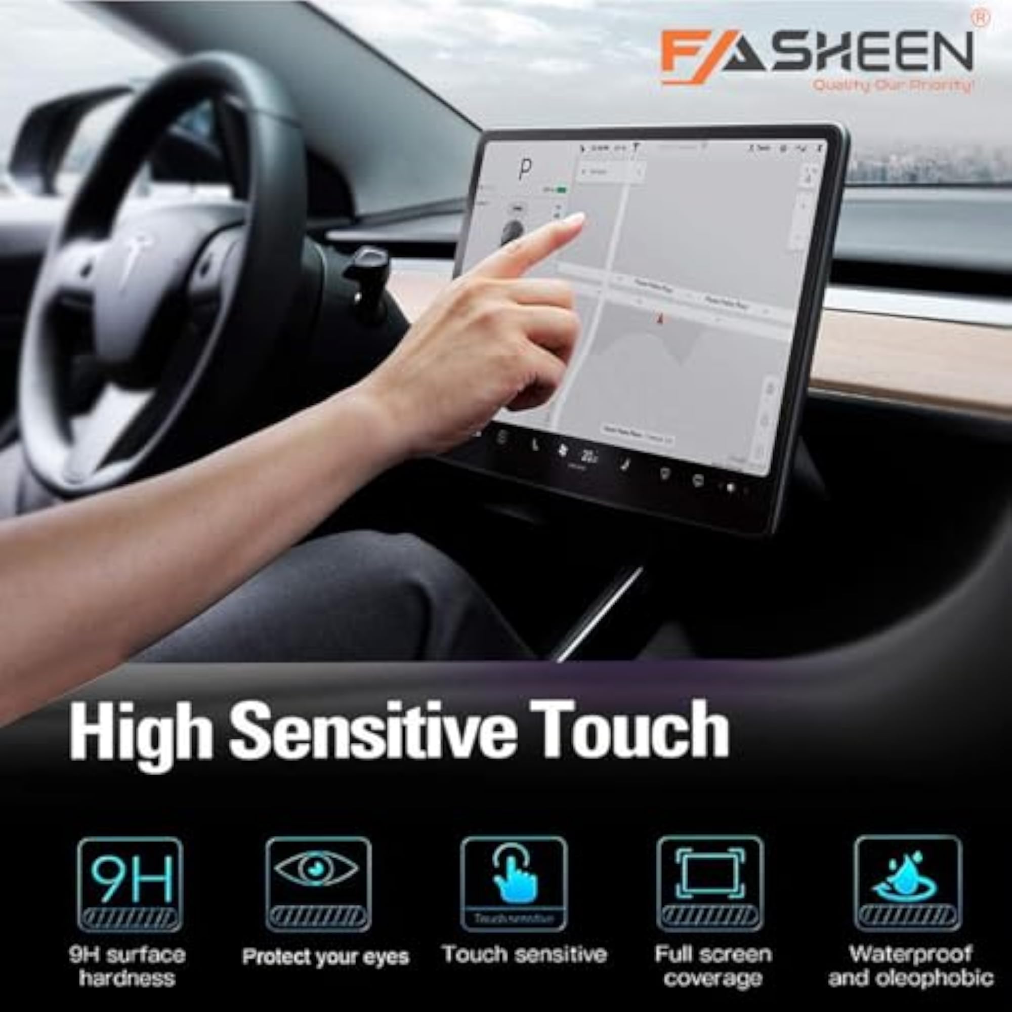KIA SELTOS 2019-2023 Touchscreen Infotainment Display Protector