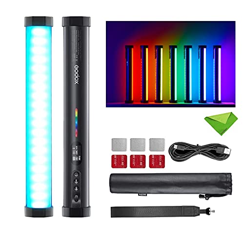 Godox TL30 RGB Tube Light LED Light Wand Photography Light Handheld Light Stick 2700k-6500K Adjustable, 13 Fx Light Effect with APP Remote Control for Photos Video Movie Vlog