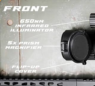 CyberDyne CyberSight 5-20x Digital Day | Night Vision Scope with HD 1080p Sensor, IR Illuminator, Video Recording