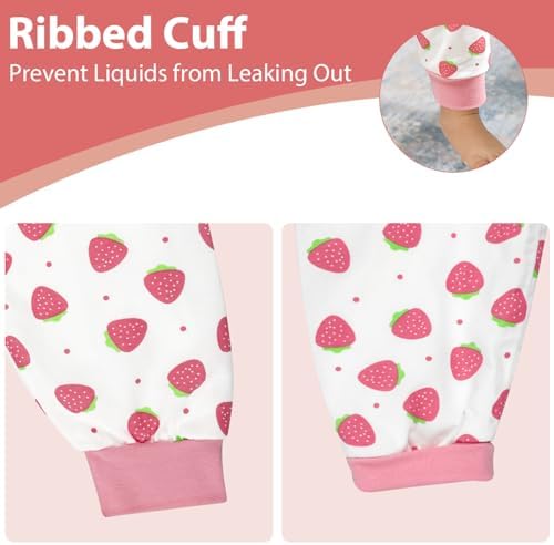 MooMoo Baby Absorbent Potty Training Pants, Nighttime Diaper Pants for Boys Girls Rainbow & Stawberry 5-7T - 2
