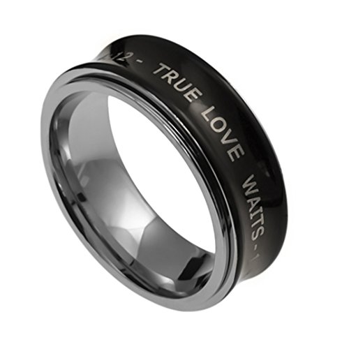 K30 1 Timothy 4:12 True Love Waits Purity Ring Abstinence Christian Promise Ring Scripture Verse