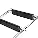 3 Step Boat Ladder, 304 Stainless Steel Telescoping Folding Pontoon Boat Ladder Dock Swim Ladder for Marine Boat Yacht
