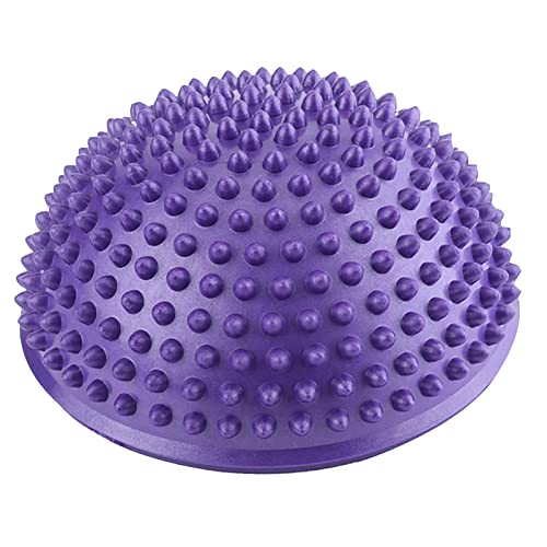 Balle de massage pieds pour équilibre et exercices fitness violette