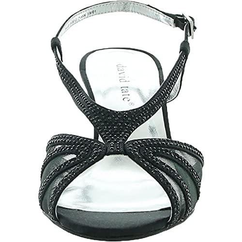 David Tate Womens Refined Embellished Illusion Evening Sandals2