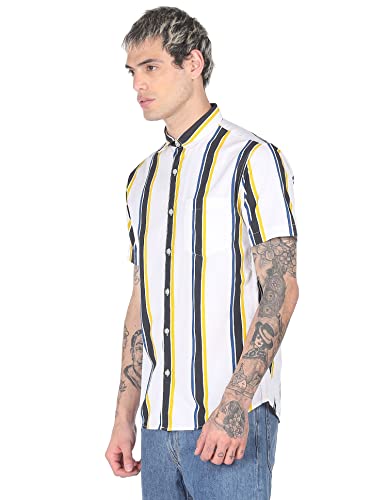 Image of Ruggers Men's Striped Fitted Shirt