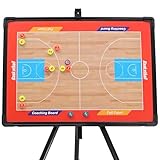 EEYBLAEEY Big Tri-pod Basketball Coaching Board, Basketball Tactic Board, Strategy Game Plan for Basketball,Soccer Board for Indoor Outdoor