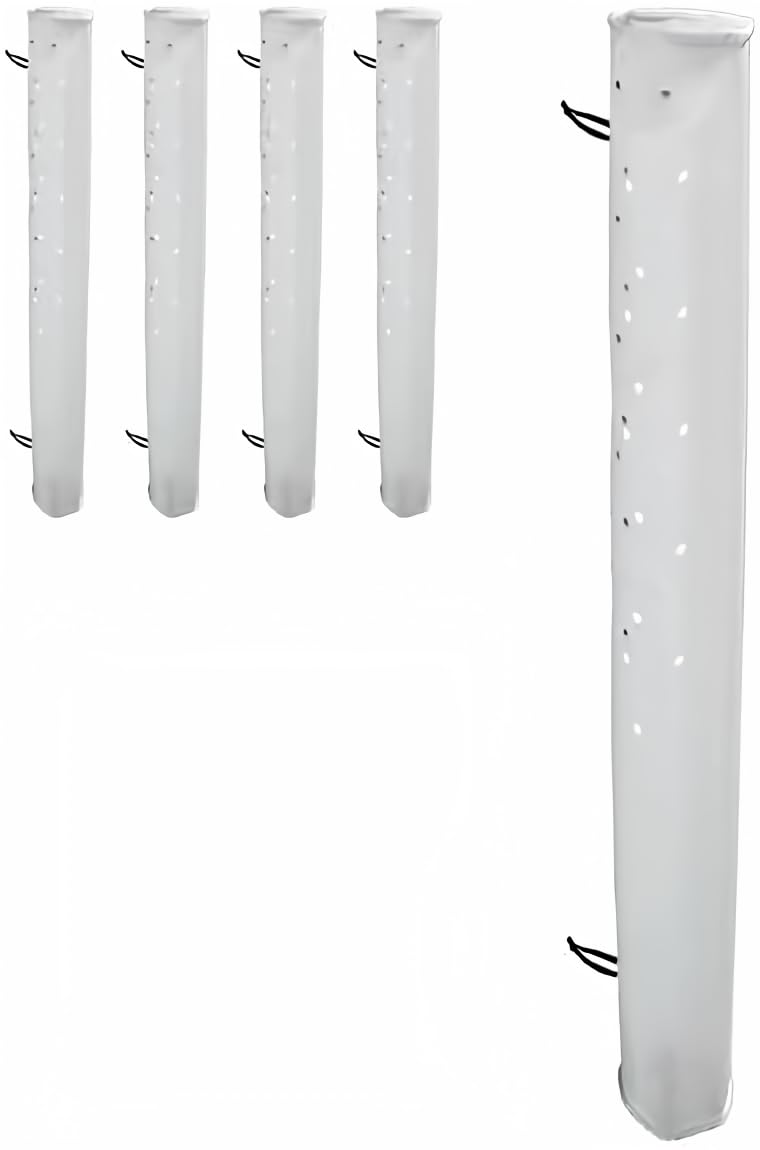 48" Miracle Tree Tube (5-Pack) - Vented Tree Protectors, Recycled Plastic, Cuffed Design, Promotes Growth and Protects Against Animals and Grass Trimmers
