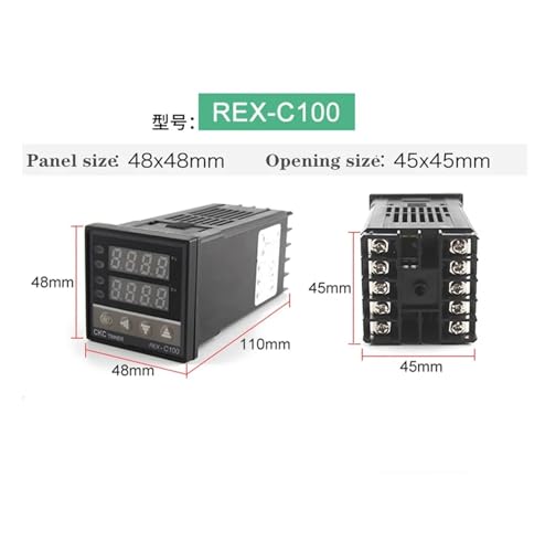 Régulateur de température REX-C100 évite les surchauffes, thermostat PID 240V stable - 4