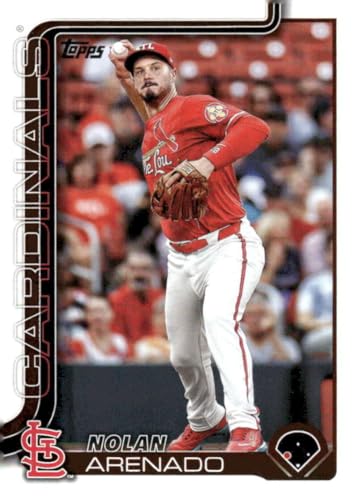 2025 TOPPS 101 NOLAN ARENADO ST LOUIS CARDINALS BASEBALL OFFICIAL TRADING CARD OF MLB