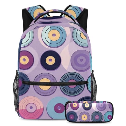 Sac à dos tendance enfant : finis les cahiers écornés avec ce lot de 2 pièces violettes