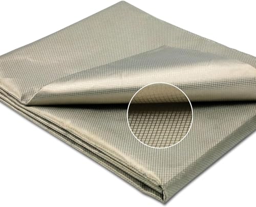 Sinnsidelin LGWFF3YARD Faraday Fabric,Faraday Cloth 43.3 Inchx118 Inch Big 3.3 Yard Nickel Copper Conductive Military Grade Material Protective Fabric cover