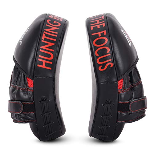 Hunter Essential Boxing Mitts Curved Boxing Pads Mma Sparring Training Focus Mitts (Pair) #TOP2