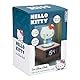 Paladone Hello-Kitty-Wecker, Nachtlicht und Musik, digital, offizielles Lizenzprodukt von Sanrio, Schlafzimmerdeko für Kinder, Jugendliche und Erwachsene, Batteriebetrieb, niedliches Kawaii-Geschenk
