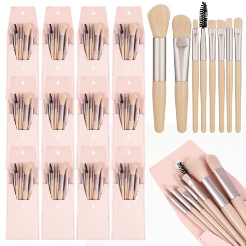 Pinceaux de maquillage pour emporter partout de voyage en fibres synthétiques Lemecima