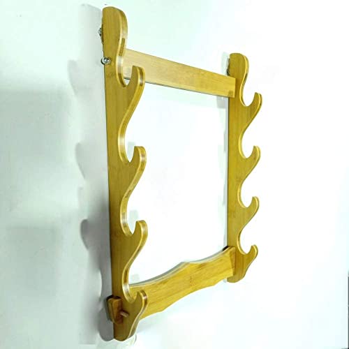 Soporte para Espadas Soporte para Espadas Soporte de exhibición de Espadas montado en la Pared Soporte para Colgar para Espadas samuráis Katana (4)