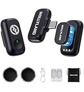 Hollyland Lark M2 Lighting ノイズキャンセル付き Hollyland Lark M2 Wireless Lavalier Microphone for iPhone 15